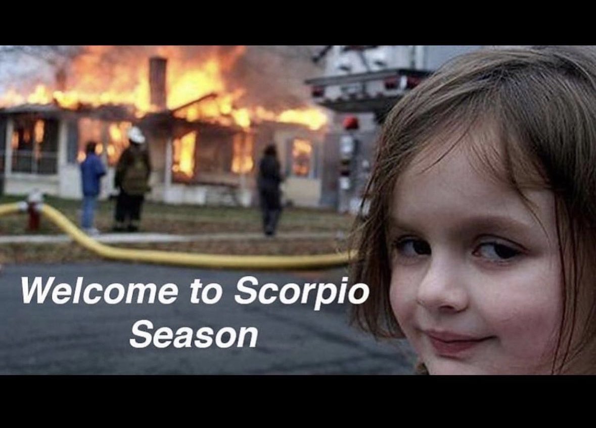 ScorpioMystique's tweet photo. #ScorpioSeason shenanigans are just getting started 😏🔥 https://t.co/S0tDbVJ21P