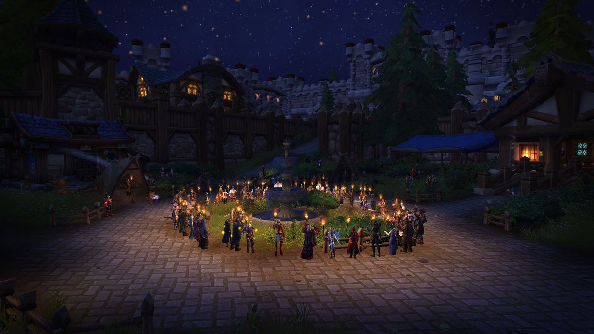 So close your eyes, and hold your breath,
On Hallow's End, we honor death.
For those who passed, their spirits near,
We light the dark to keep them here.*

Through autumn's veil, their whispers blend—
We walk with them on Hallow's End.

#worldofwarcraft  #ArgentDawnEU #RolePlay