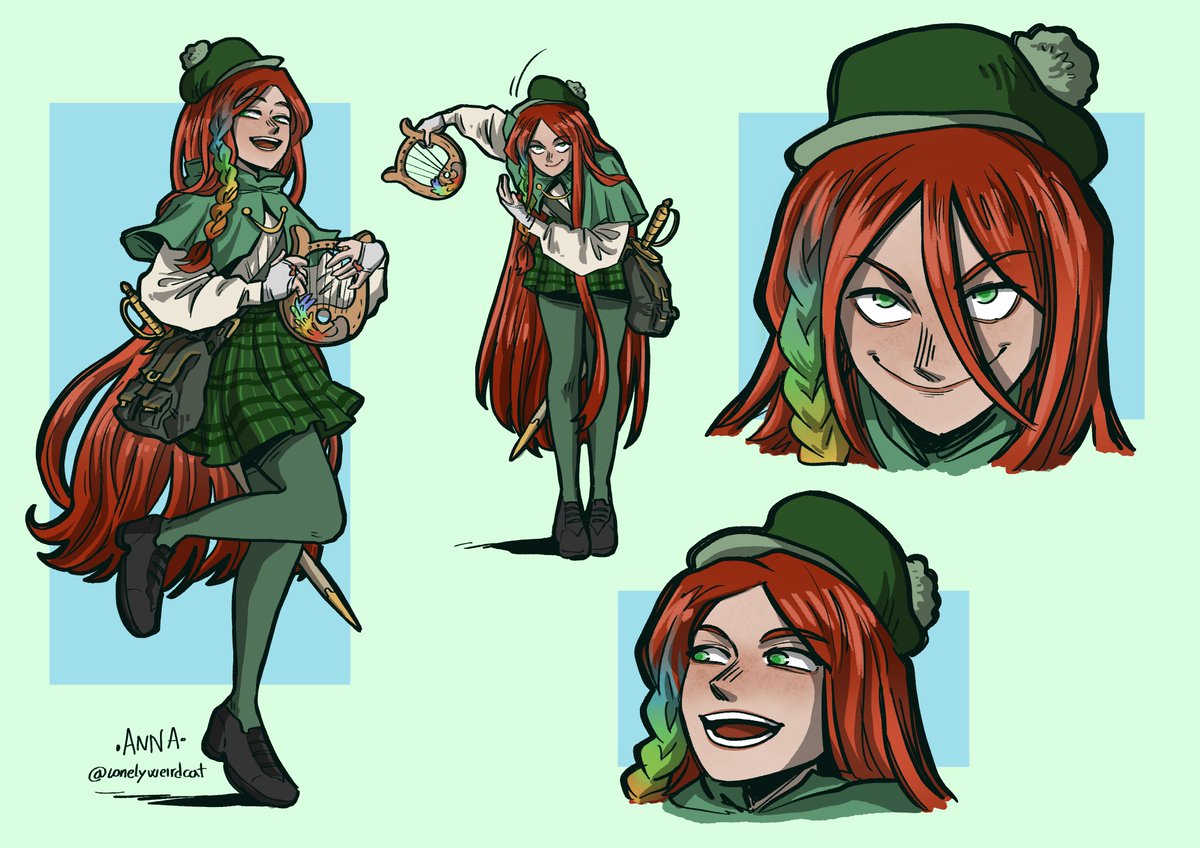 ComradeDanni's tweet photo. Posting all the character art I commissioned from @/lonelyweirdcat (Instragram) https://t.co/N9hf0sbUwK