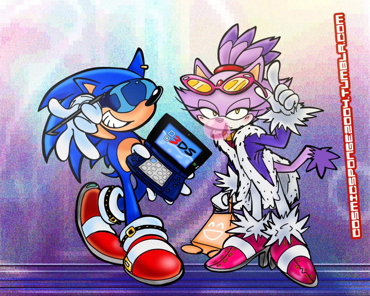 Art by cosmicsponge2004 found on Tumblr 
#Sonaze
