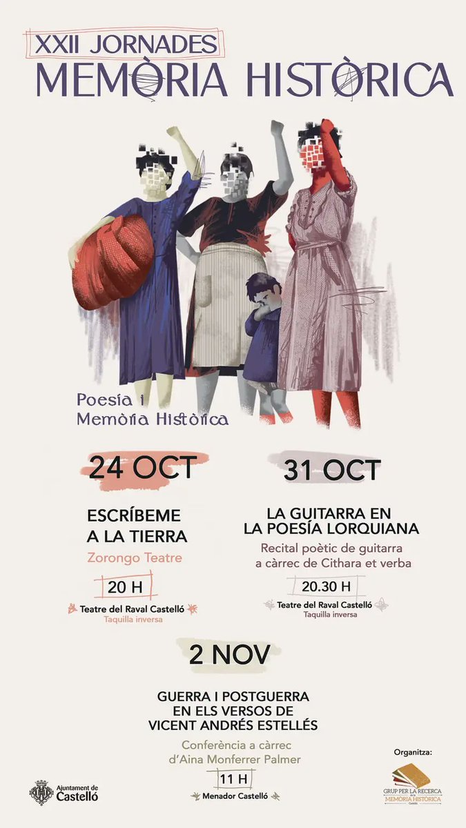 CompanyStas's tweet photo. #2nov24
#Estellés als balcons/Algemesí

11h "Guerra i postguerra" en els versos d'#Estellés" per @ainamonferrer a Castelló/Menador

2/4 d'11h trobada de rondalles, dinar
4hV #Bureo a Alcora/Reial Fàbrica 

 Benlloc
✓12h @HitParit a la pl S Antoni
✓6hV #Ramonets
✓ 8hN GdDanses https://t.co/ycOwvalzDw