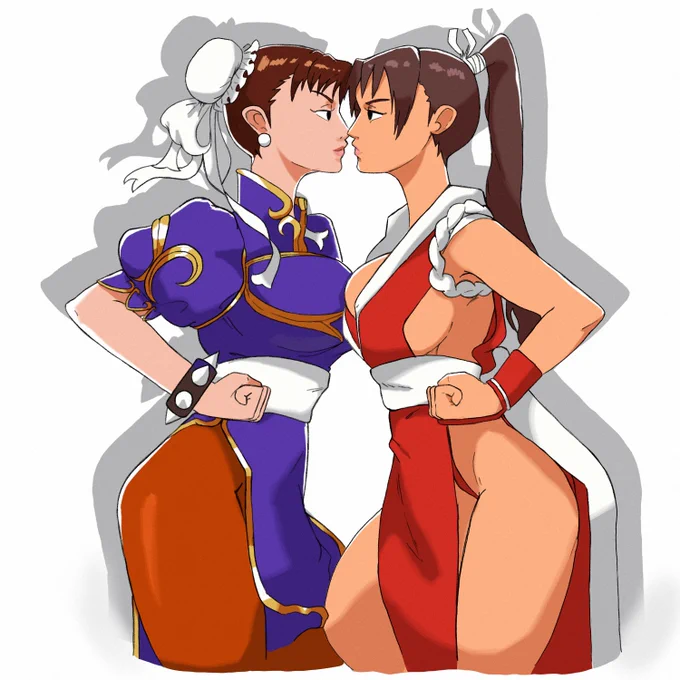 Chun-li x Mai redraw 