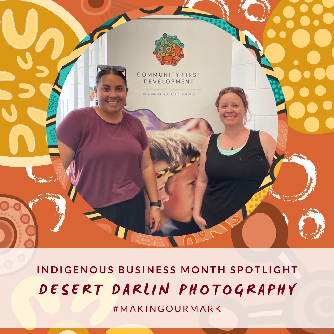 🌟 Celebrating Brooke Bathern, owner of Desert Darlin Photography! Affordable sessions for the local mob in Alice Springs 📸💛 Remember to register for our #BlakBusiness online event - its tomorrow! eventbrite.com.au/e/101321702840…