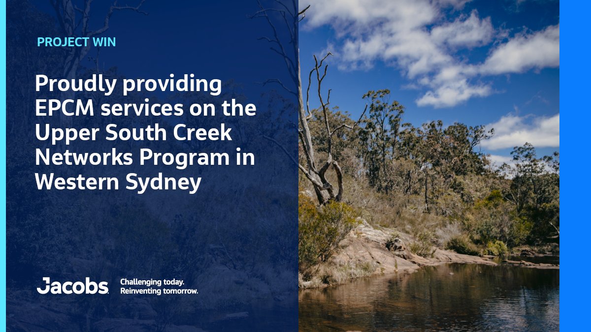JacobsConnects's tweet image. 🚀 Transforming wastewater infrastructure in Western Sydney! 💧👏
 
With our industry-leading design and #ProgramManagement expertise, #OurJacobs is delivering EPCM services for the Upper South Creek Networks Program by @SydneyWaterNews.

Read more: jcob.co/uwOL50TMxas