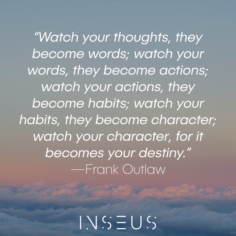 Inseus's tweet photo. Everything we do (or don't do) begins with our thoughts. #MondayMotivation https://t.co/hpvDpIAjFW