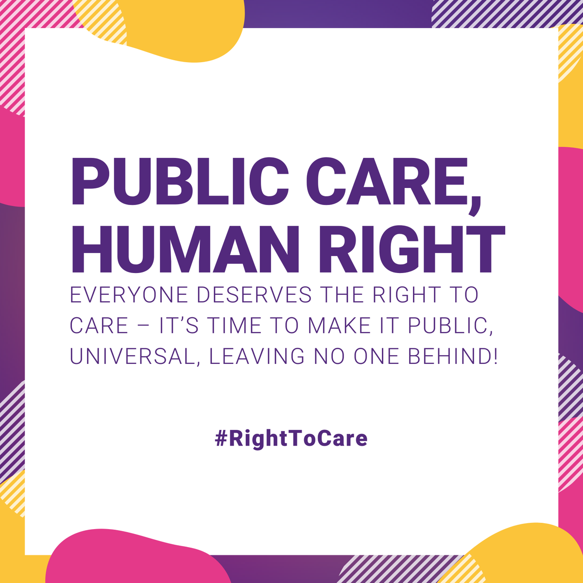 Join us and millions worldwide in demanding fair recognition, redistribution, and reward for care work. #RightToCare #TogetherWeCare

This #InternationalDayofCareandSupport, let's make it happen. 💖