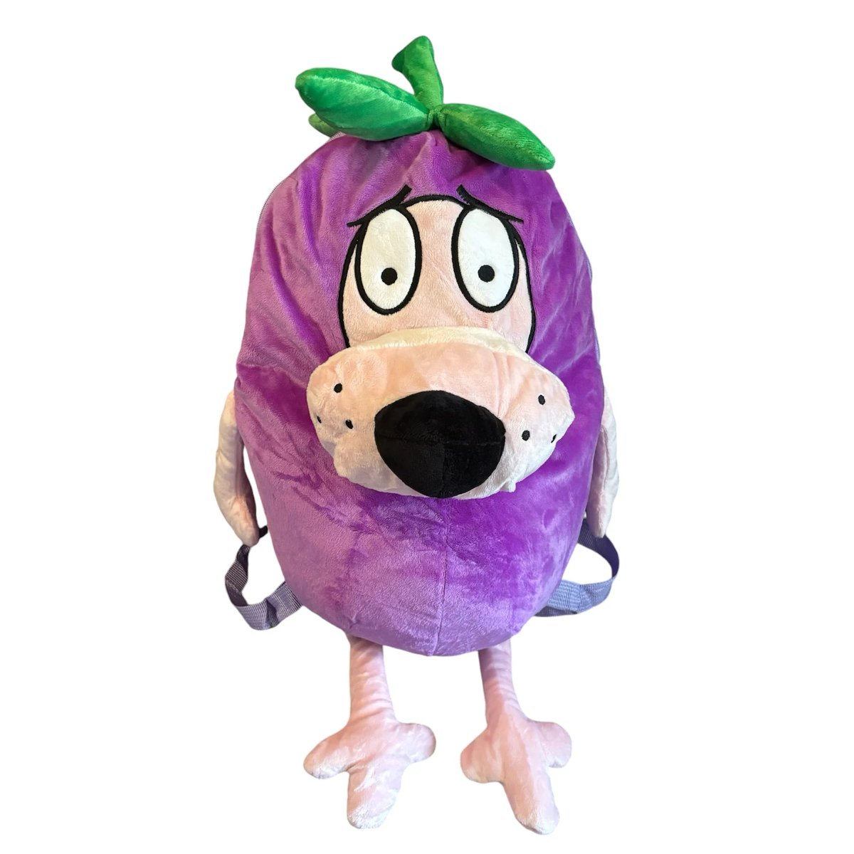 Thinkmcflyco's tweet photo. Eggplant Courage the Cowardly dog Backbling just dropped at https://t.co/LeawCPVpBe limited to 100pcs https://t.co/qV0klOPk4I