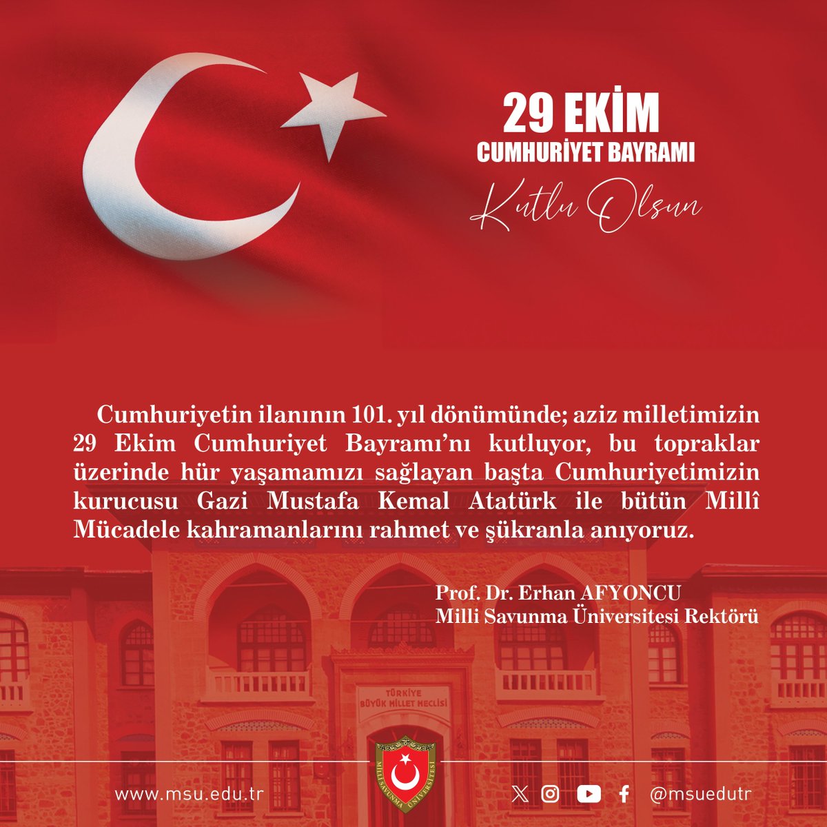 Milli Savunma Üniversitesi (@msuedutr) on Twitter photo 