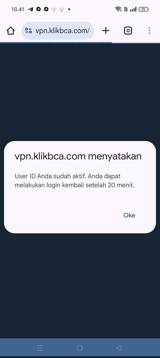 dikmansaputra's tweet photo. @HaloBCA BCA bisnis error ta kak? https://t.co/66UwT83bzW