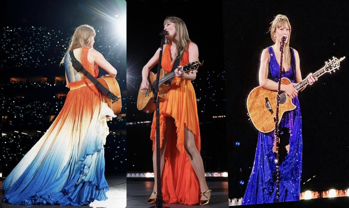 harkgriddle's tweet photo. the glitch is over, midnight has begun, and exile is ending. taylor is about to make her exit from purgatory. the orange flame has overtaken the blue, and is turning the blue blurple, transforming her brand forever. 🧵 https://t.co/meu3WBGCur