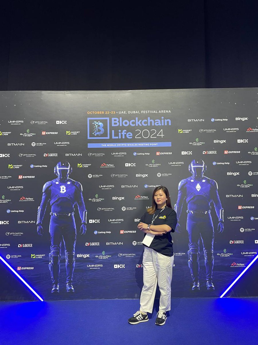 AmyJsbit's tweet image. Jsbit Mining team attended Blockchain Life 2024 event in Dubai.