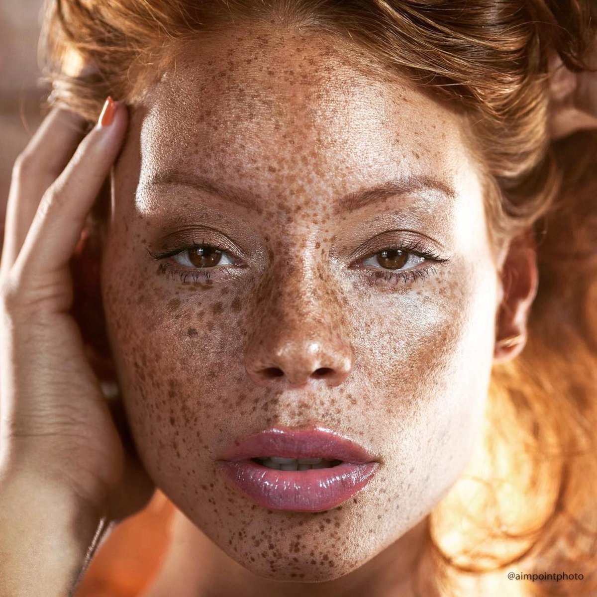 aimcrawford's tweet photo. I love photographing freckles and red hair.  When you get both it’s amazing. https://t.co/IQlwFCqZaU