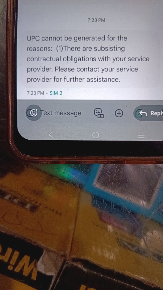 Sandeep107002's tweet photo. @ViCustomerCare Mera etop number hai jo ki upc code generate nahin ho raha hai kripya madad Karen https://t.co/mRn1hm6Ff5