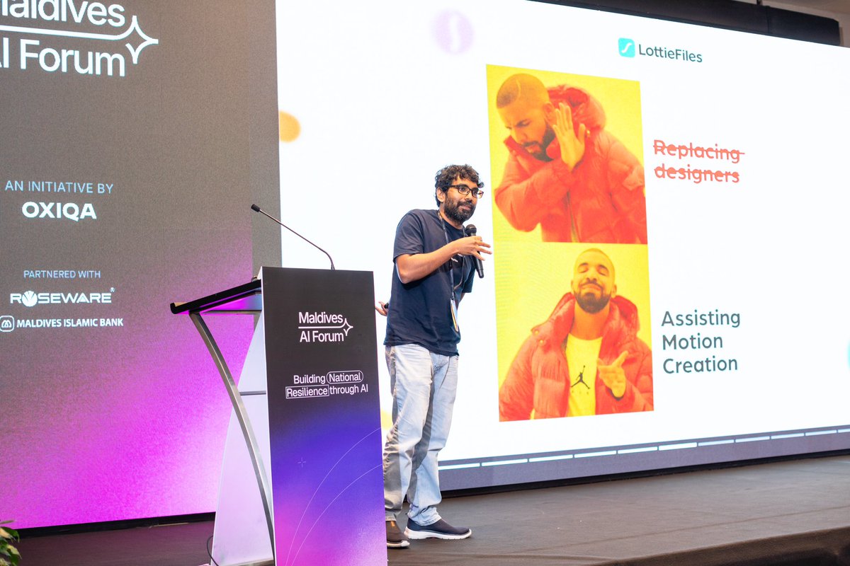 Maldives AI Forum tweet media