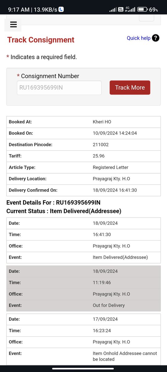 akash39__'s tweet photo. @IndiaPostOffice @pmgallahabad This is a letter of mine which is for police verification, I have gone from Lakhimpur Kheri division to Nawabganj police station but today it has been more than 10 days and no news yet, I am stuck here since 18/09/2024 and I need. Please https://t.co/y3RBHE2VcP