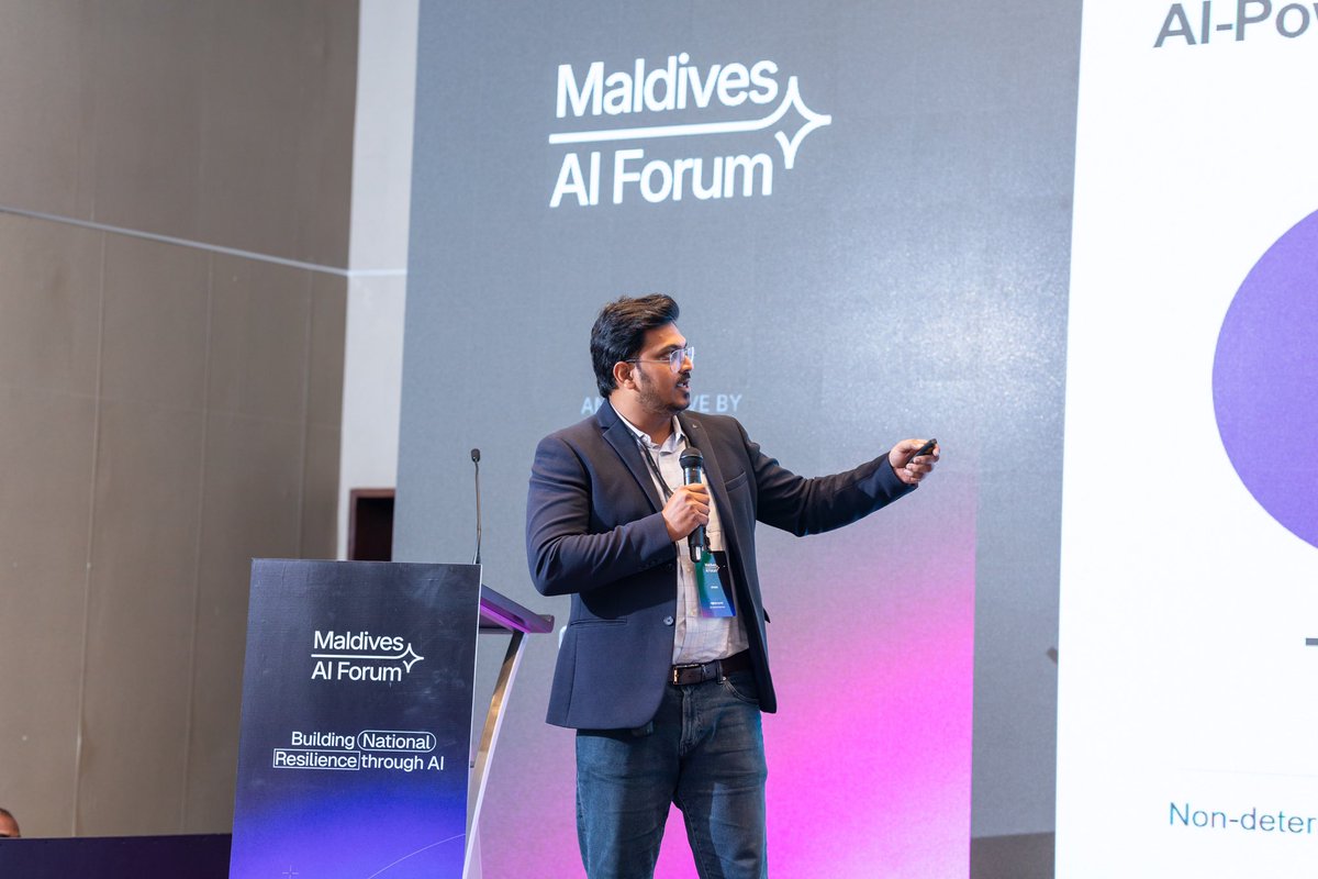 Maldives AI Forum tweet media