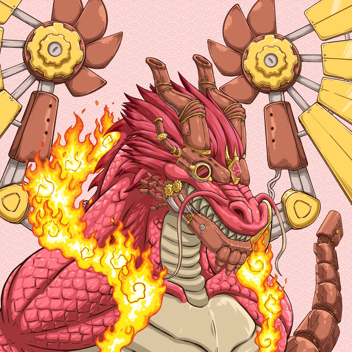 Kojin_gg's tweet image. When your outfit has more pipes than your grandpa's radiator. ⚙️💨This Steampunk Set brings the perfect mix of vintage and “I may or may not be a walking boiler” vibes. 🔩#PipeDreams 🛠️🌬️