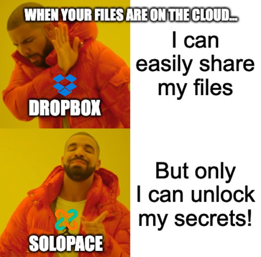 SolopacePrivacy's tweet photo. TRUTH🧐

📃Do you think there will be more cloud storage than alternative Dropbox?

#CloudStorage #DropboxAlternative #E2E #Encryption #Solopace https://t.co/v4sL6oM916