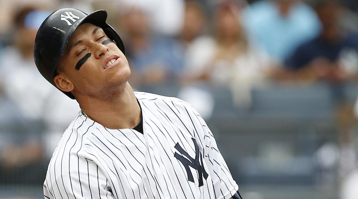 michaelschwab13's tweet image. Aaron Judge in the World Series

12 AB
.083 AVG
1 walk
7 SO
0% Clutch