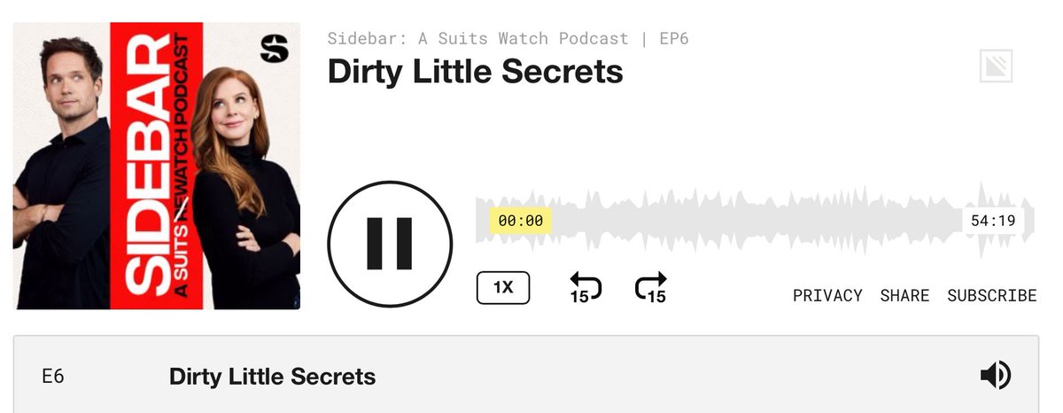 Episode 6 of Sidebar, “Dirty Little Secrets” is out now!