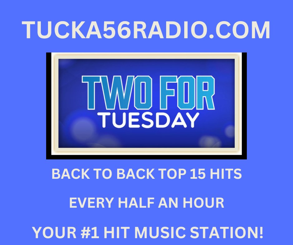 RadioTucka56's tweet photo. #EarlyMorningShow w/ DJ Tucka56 3-6am ET USA
#2fortuesday
#Listen #FallFun
#HitMusicStation
#TUCKA56RADIO
#LISTENLIVE https://t.co/A8yNnOEOJp
https://t.co/K2DiMoRXKN
https://t.co/QPVOyM8mv6
Home of #TerryDean and #CindyScott
#HitMusicStation #BTSSpotlights #TravisJapan https://t.co/jfXXOUXxKO