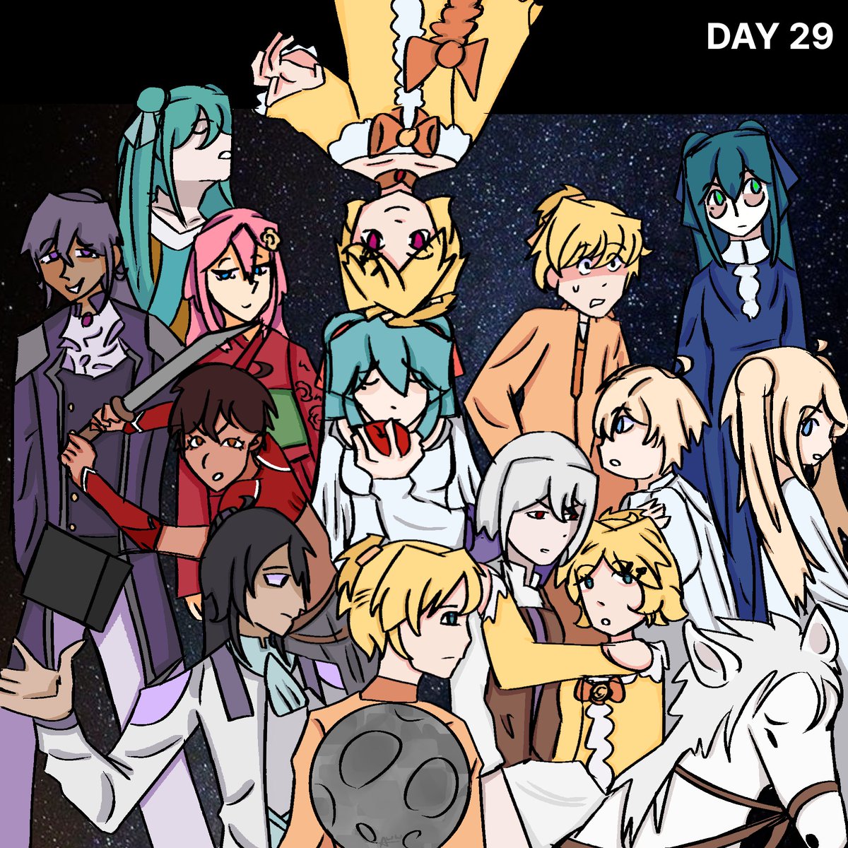 karmaofevil's tweet photo. MASTER OF THE HEAVENLY YARD / DAY 29
#ectober #ECtober2024 #evilliouschronicles https://t.co/3YAaXkHGMb