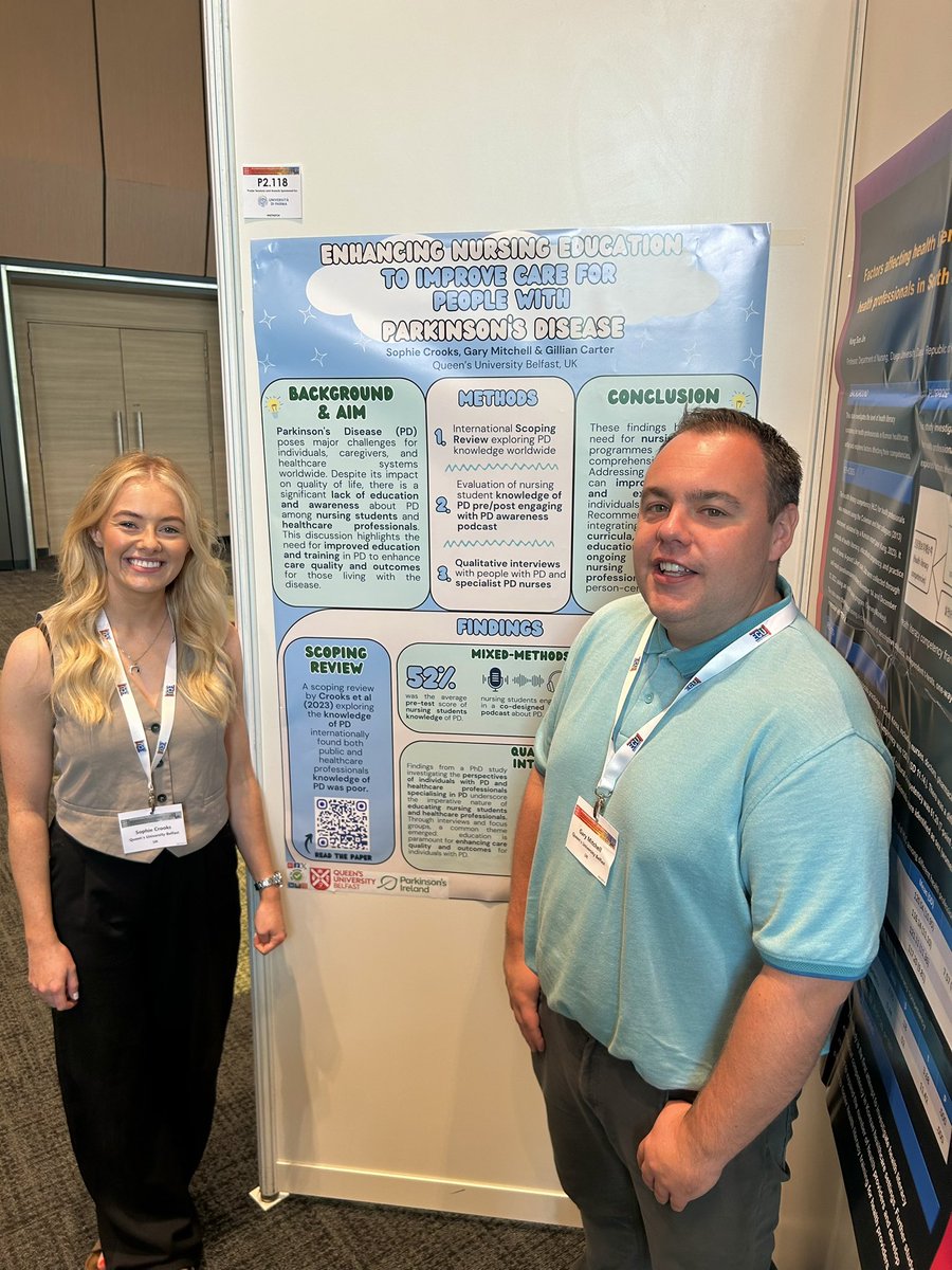 Sophie Crooks (@sophiecrooksrn) on Twitter photo Great have the opportunity to present my #poster at the <a href="/NETNEPCONF/">NETNEPCONF</a> in Singapore 🇸🇬
Enhancing #nursing education to improve care for people with #ParkinsonsDisease ⭐️
<a href="/QUBSONM/">QUBNursing&Midwifery</a> Great have the opportunity to present my #poster at the <a href="/NETNEPCONF/">NETNEPCONF</a> in Singapore 🇸🇬
Enhancing #nursing education to improve care for people with #ParkinsonsDisease ⭐️
<a href="/QUBSONM/">QUBNursing&Midwifery</a>