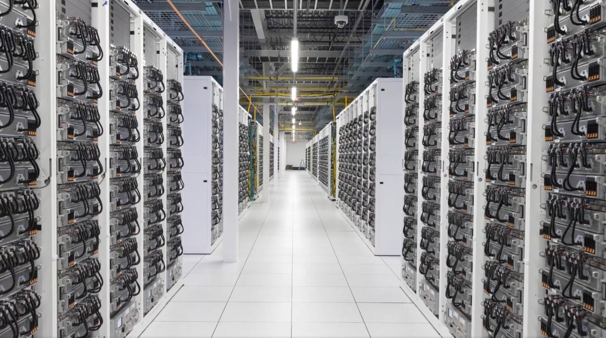 SawyerMerritt's tweet photo. NEWS: @elonmusk's xAI plans to bring online an additional 100,000 Nvidia GPUs at its Memphis, Tennessee training cluster within the next 2 months, for a total of 200,000 Nvidia GPUs, doubling the size of what was already the world's largest and most powerful supercomputer.

This massive cluster named "Colossus" is used to train @Grok. They are building and turning on these training systems in record time. OpenAI CEO Sam Altman reportedly told some Microsoft executives last recently that he is concerned that xAI could soon have more access to computing power than OpenAI.

It looks like he is right.