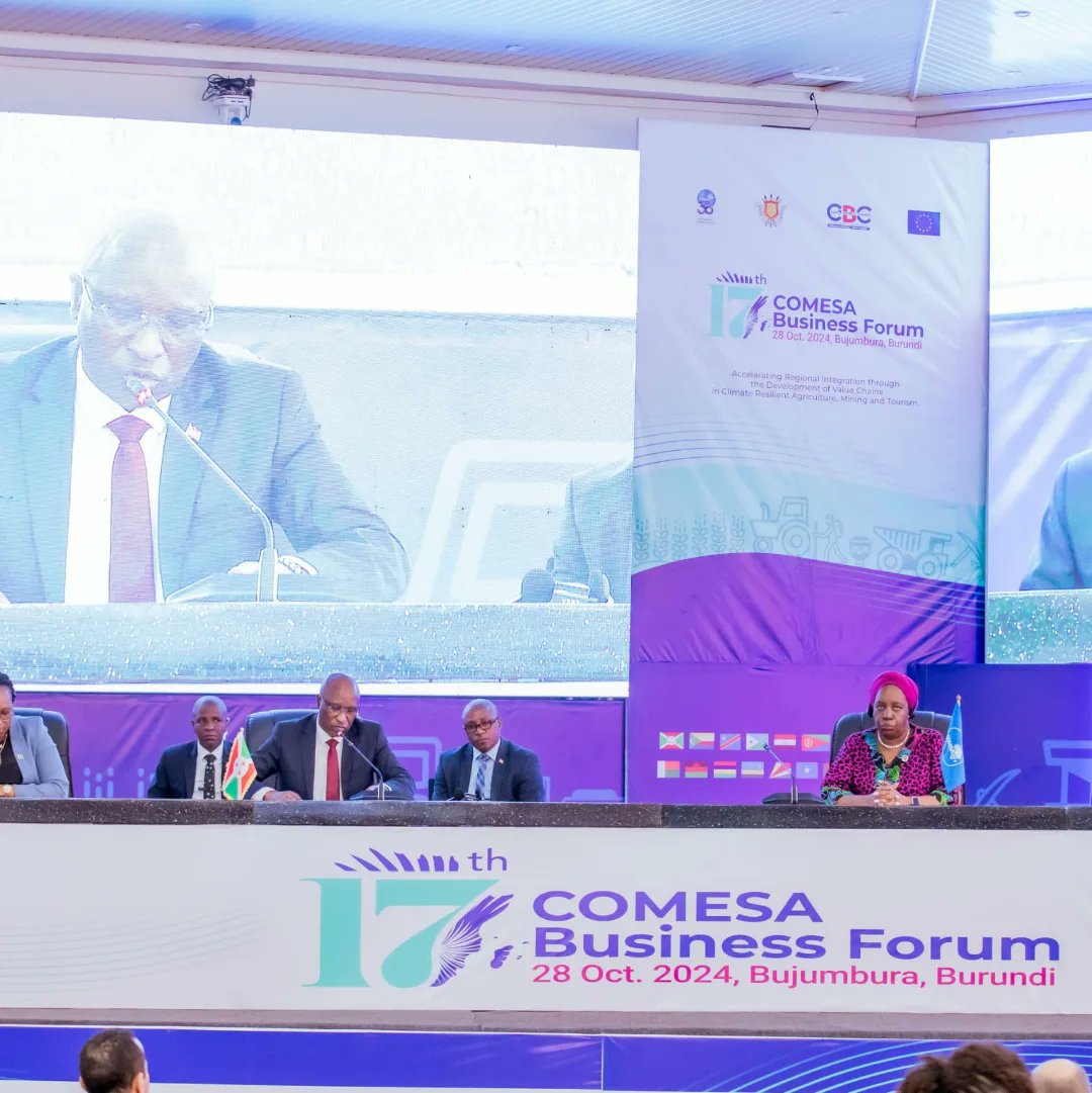 BcabBank's tweet photo. "Lors du 17ème Forum Économique du #COMESA, Son Excellence le Premier Ministre Gervais Ndirakobuca a honoré l'événement en présence des différents représentants des États membres.

#COMESA2024 
#BCABBank
#shikamwiteramberenaBCAB
#DéveloppementAgricole" https://t.co/lV7jGIi8bY