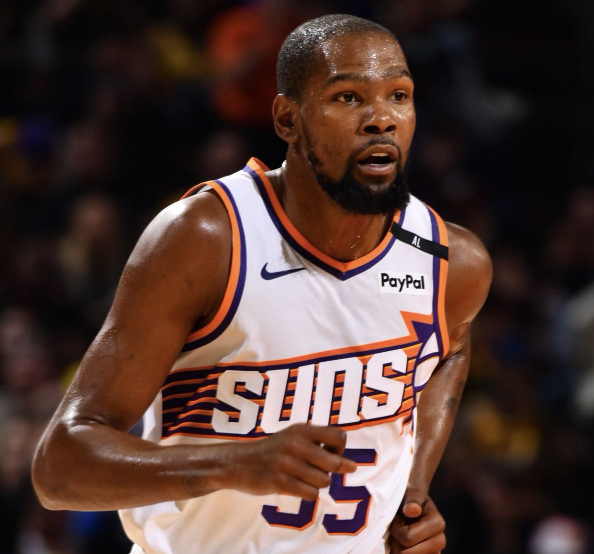 PolymarketHoops's tweet image. Kevin Durant is the oldest player in NBA history to start a season with four straight 25-point games.