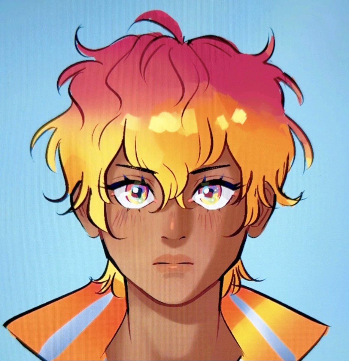 「OC headshot for myself for drawing refer」|alyssatyeのイラスト
