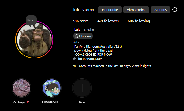 Hey ya'll. I'm going to leave twt permanently. Please follow me on Bsky or Instagram if you'd like more art! 

bsky.app/profile/lulust…
instagram.com/lulu_starss/ 

I don't use twt or like the changes they're making. So I'm moving. Sorry for the absence- but uni has kept me busy. <3