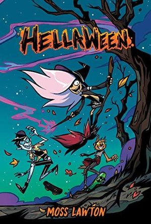 KennethKilback's tweet image. Just finished reading these delightful GNs in which outsider Gwen looks forward to Halloween when she meets up with real 'monster' friends from the Hallowlands. She's still figuring out her witch powers. Nothing can go too wrong, can it? Fun! Great illios! @Dinolich @penguinkids
