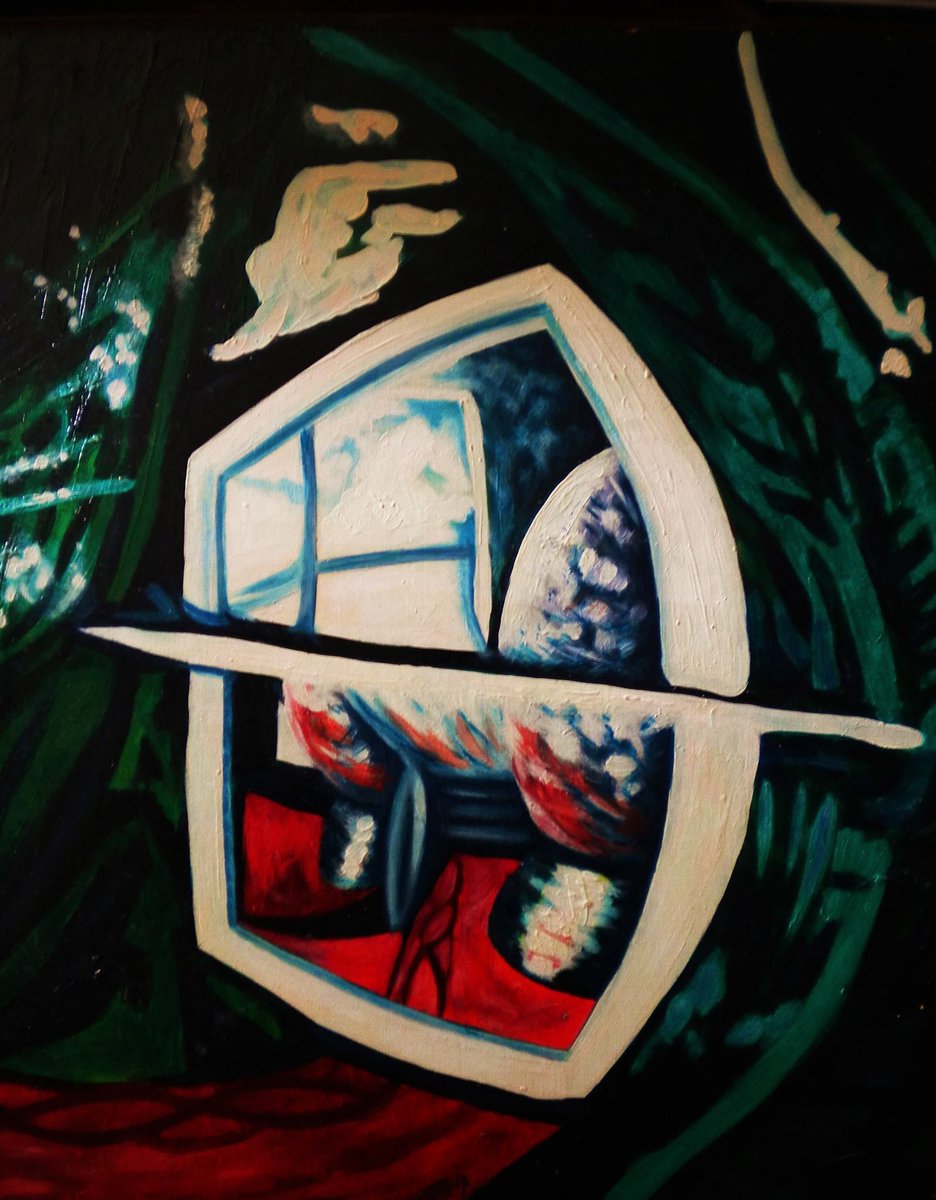 Hartradio's tweet photo. " The Dividing Line "

oil on canvas 

CDN Artist John David Hart https://t.co/p0b9wlDXvo