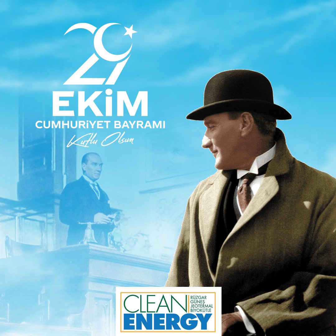 CleanEnergyD's tweet image. 29 Ekim Cumhuriyet Bayramı Kutlu Olsun! 

#29EkimCumhiyetBayramı