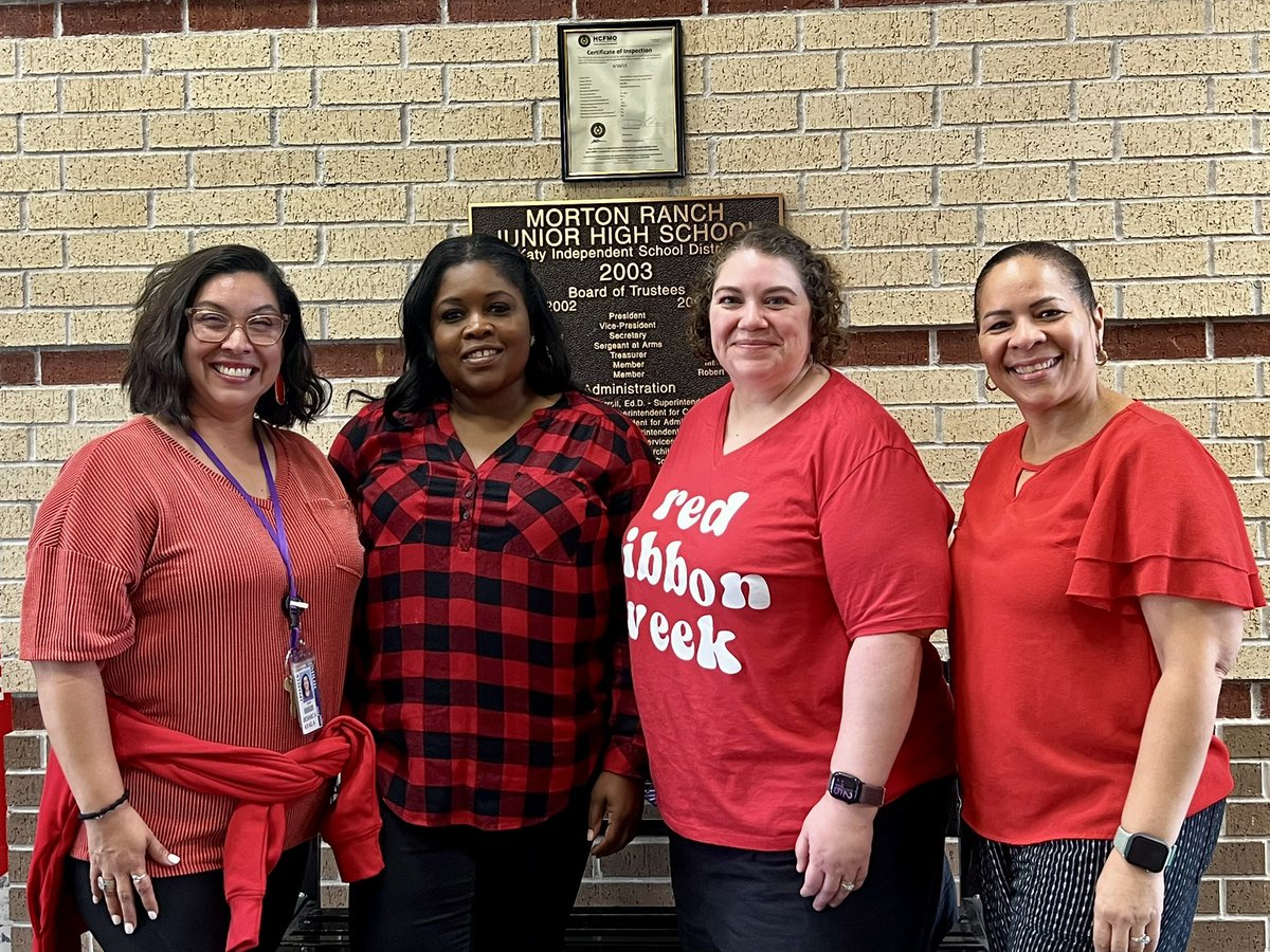 We kicked off Red Ribbon Week with a great pep rally!! We saw wonderful performances by our cheer and dance team, band, orchestra, and a play about not doing drug! Great job, Mavs! ♥️ <a href="/MRJHMavs/">Morton Ranch JH</a>