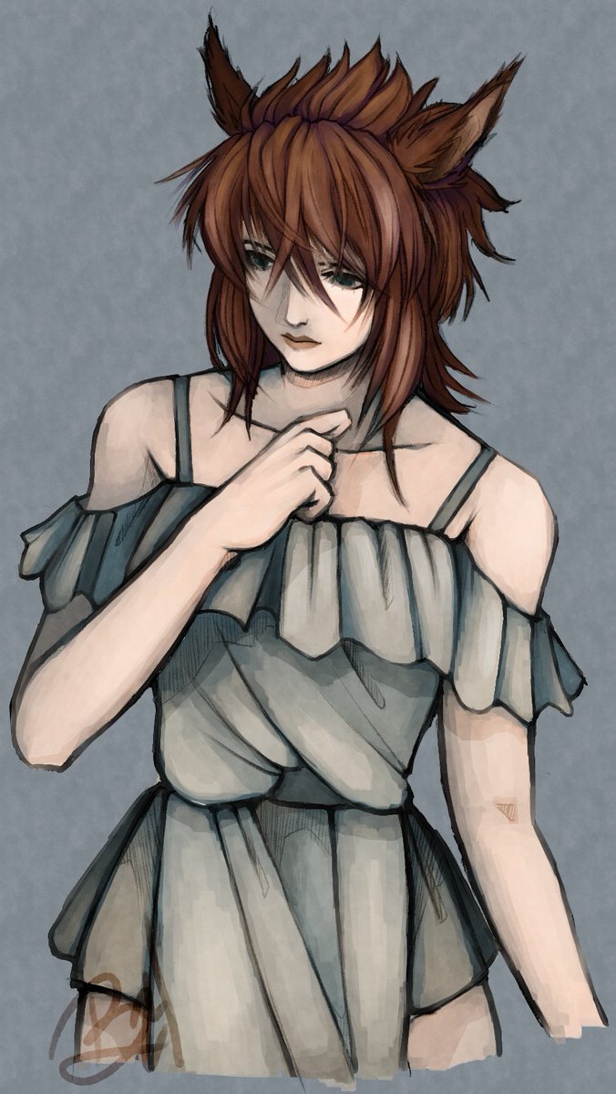 #miqote #FinalFantasy #digitalart