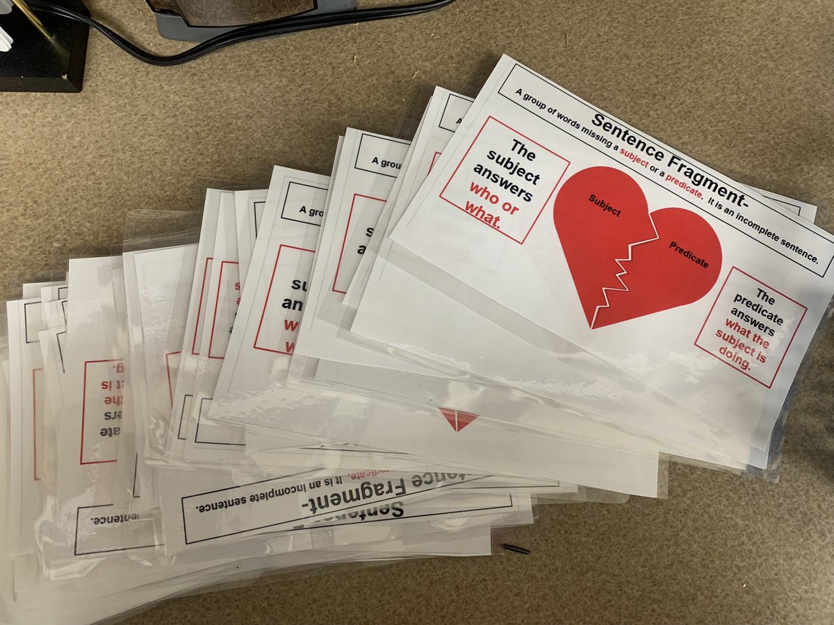 Getting ready for some grammar work in #room36!