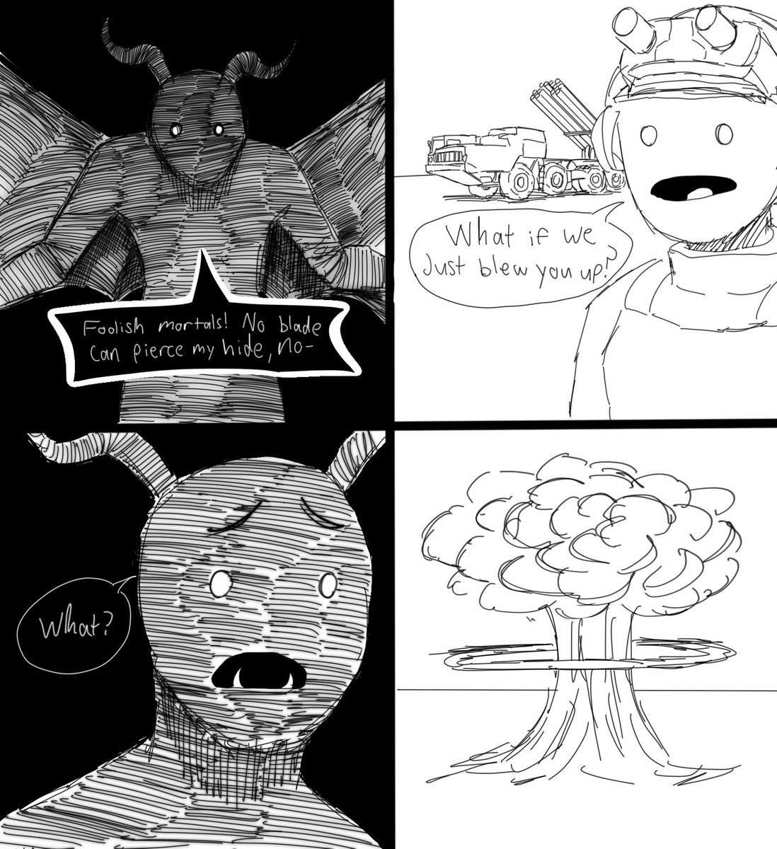 CheegMoger's tweet photo. Ive never made a comic before but inspiration struck https://t.co/XjzVywLWVq