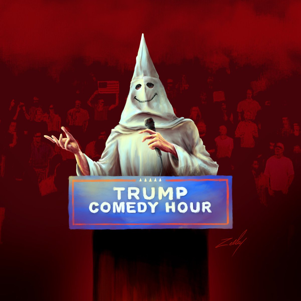 elshagon's tweet image. JD Vance says we need to stop being so offended by all the racism being spewed by Trump and other speakers at his rallies. Do you agree? #RacistTrump