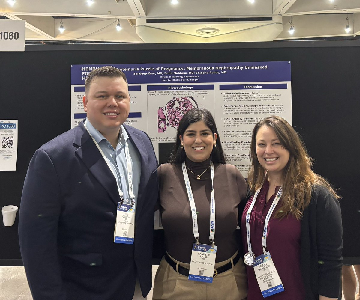 meaghan1021's tweet photo. A few days late in posting this - but check out our Henry Ford fellows! #KidneyWk2024 https://t.co/z3tFlgxF3i