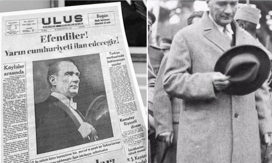 #efendileryarıncumhuriyetikuracağız
dedi ve kurdu. 101 yıldır yaşıyor