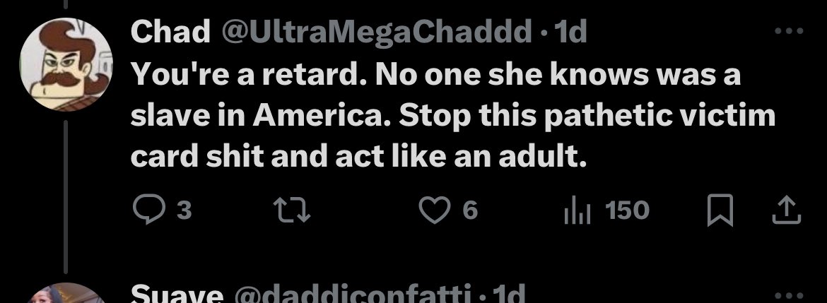 fvcksnone's tweet photo. @UltraMegaChaddd @daddiconfatti @Goldenpipes25 @wangitue727 @paulthethirdiii @ImLozaAlexander @9trevv also false. liar lol take your L bucko https://t.co/skIrBYGzon