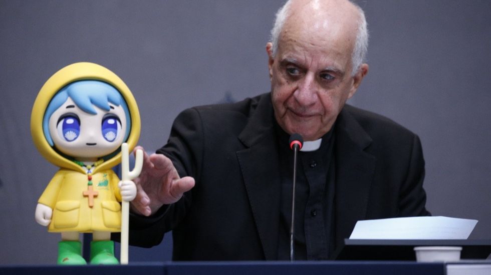 how am I supposed to focus on the election when the Vatican just announced a new anime mascot that looks like Rei Ayanami