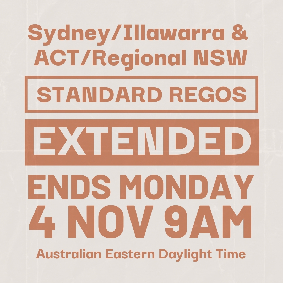 🏃Get in quick before late rego fees apply! We have extended standard regos for Sydney/Illawarra and ACT/Regional NSW to end on Monday 4 Nov, 9am AEDT. ⏰ Time to rego now and get your friends to at nte.org.au 😁 #NTE2024 #IntheRegions #sydneyillawarra #actrnsw #rego