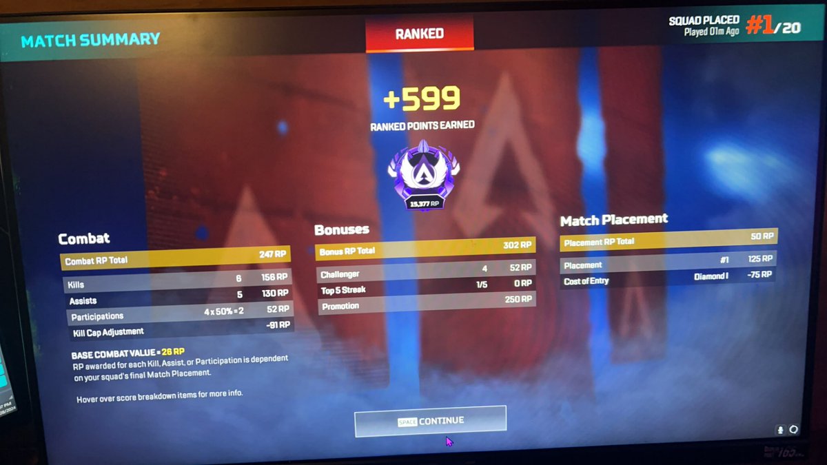 Ca1iberTV's tweet photo. Beat the one trick/washed allegations!!! I’m so UPPPPP Thank fuck I don’t have to rank for another week XD https://t.co/SeqlP0sFuG