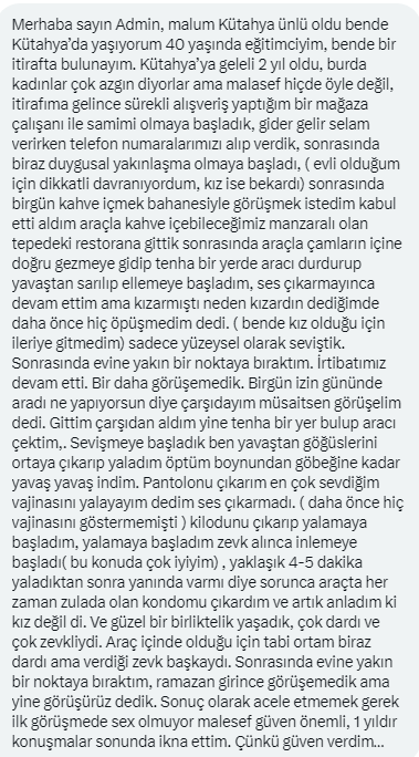 itirafet80's tweet photo. Kütahya senden hiç beklemezdim 😂😂
Keyifli okumalar beğeni ve yorumları yazmayı unutmayın #itiraf #itirafet #itirafediyorum #istanbulitiraf #ankaraitiraf #izmiritiraf #istanbulpartner https://t.co/zE1lcjuf9y