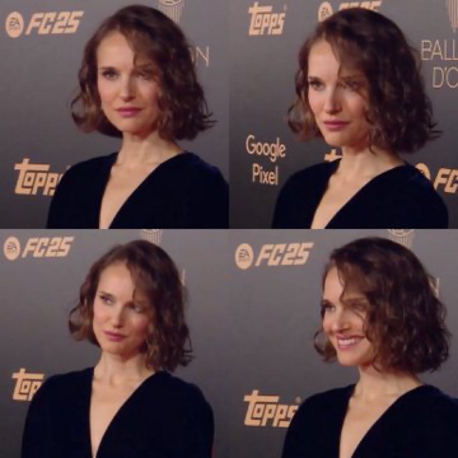 Que mujer natalie portman por favor, denle el balon de oro a ella