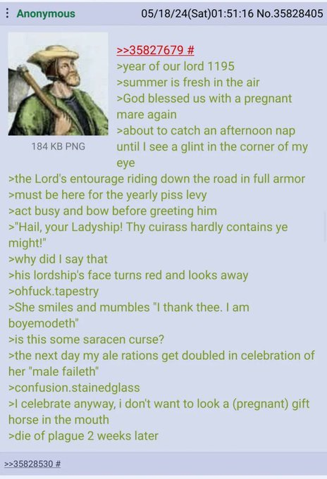 Greentext Poster tweet media