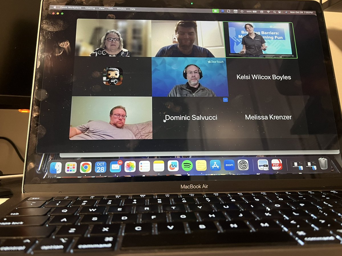 MrPowell20's tweet photo. Today I went on #webinar all about @GetClearTouch and the programs they can run on their #panels! Learned some new things about them and thanks to @PAECT for hosting this event! #STEM #STEMinPA #Teacher #paect #Kti #KTIFAMILY https://t.co/2oWvuYRvFK